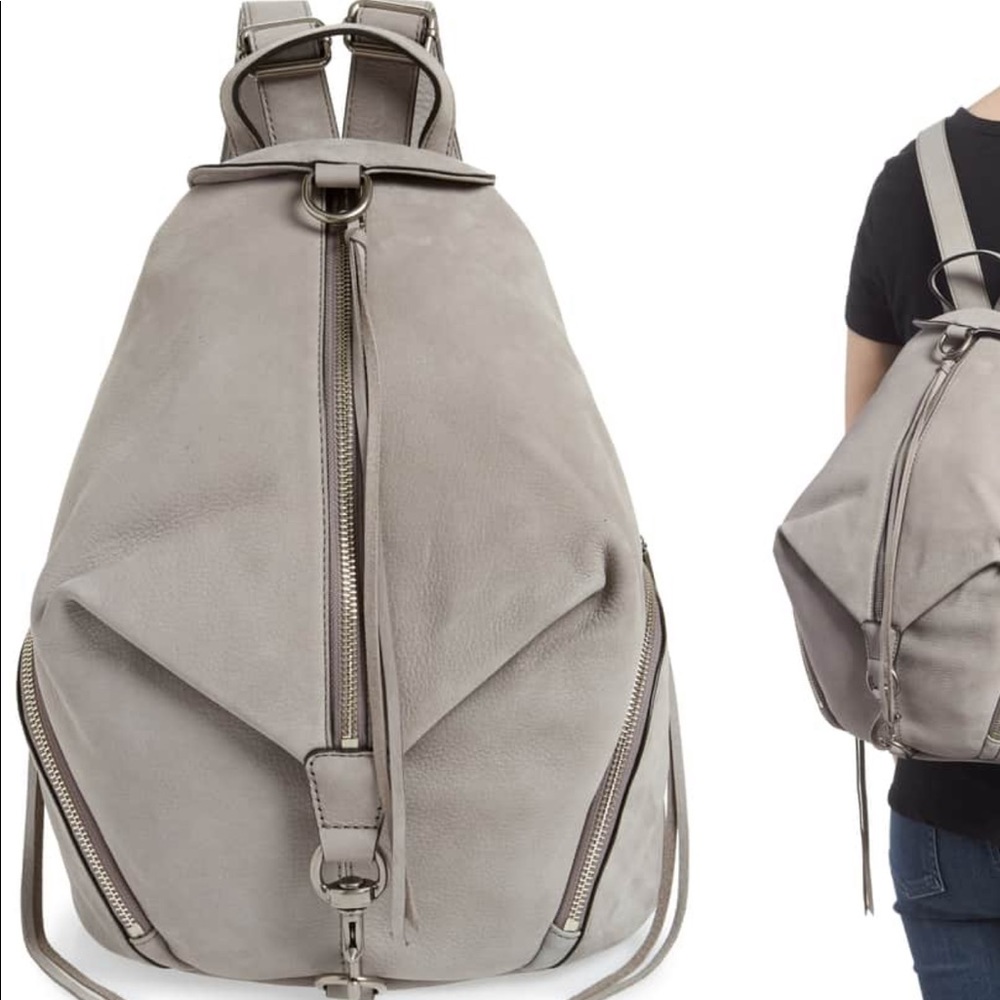 Rebecca Minkoff Grey Julian Backpack